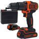 Дрель-шуруповерт аккумуляторный ударный BLACK+DECKER BDCHD18KB BDCHD18KB фото 1