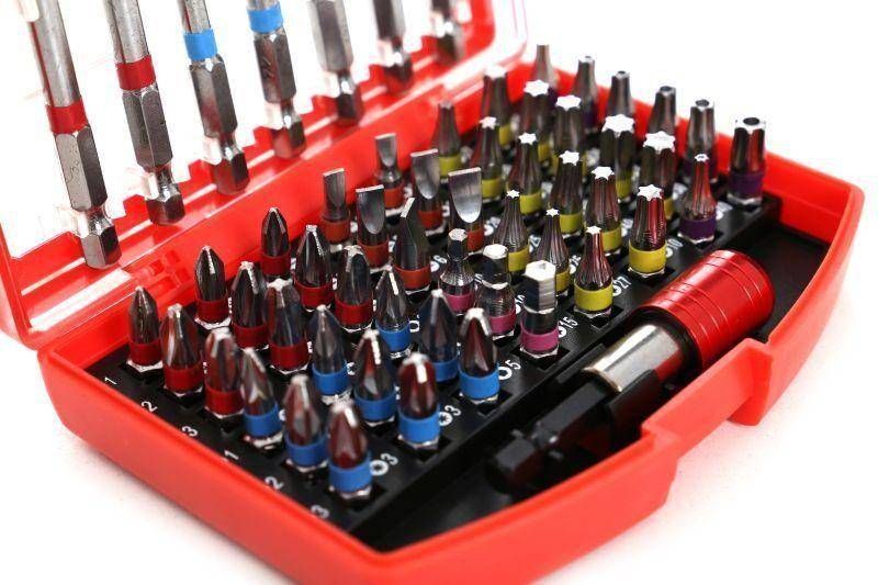 Набір біт з 56 предметів TORX, 1/4 - 25мм, 75мм TAGRED TA1206 TA1206 фото