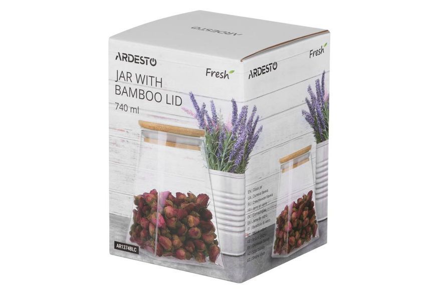 Банк для хранения Ardesto Fresh Конус 740 мл (AR1374BLC) AR1374BLC фото