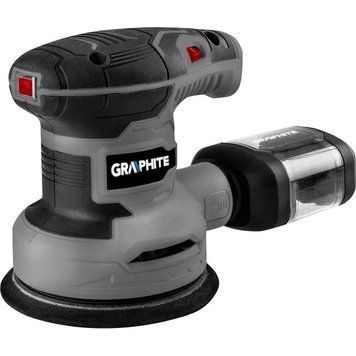 Шліфмашина ексцентрикова GRAPHITE 300Вт 125мм 7000-13000об/хв (59G348) 59G348 фото