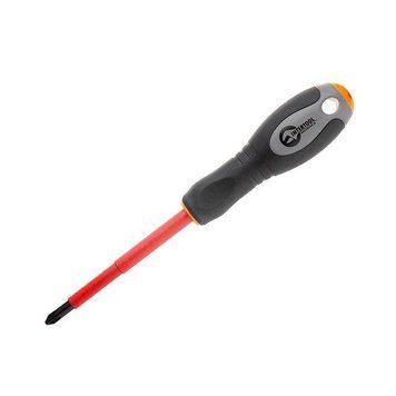 Викрутка хрестова ізольована PH2,100 мм, 1000 В INTERTOOL VT-3212 VT-3212 фото