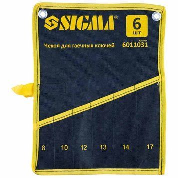 Чохол для гайкових ключів 6шт SIGMA (6011031) SG-6011031 фото
