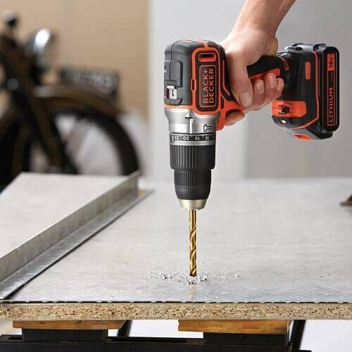 Дриль-шурупокрут акумуляторний безщітковий ударний BLACK+DECKER BL188KB BL188KB фото
