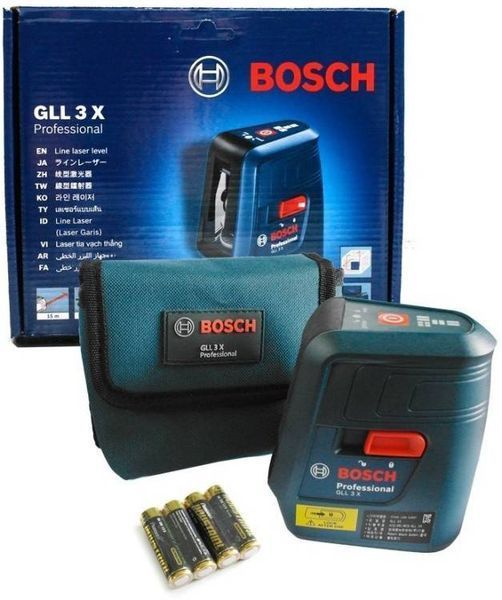 Лазерний нівелір Bosch GLL 3 X (0601063CJ0) 0.601.063.CJ0 фото