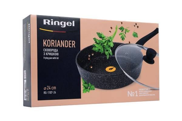 Сковорода RINGEL Koriander сковорода глубокая 28 см с крышкой (RG-1107-28) RG-1107-28 фото