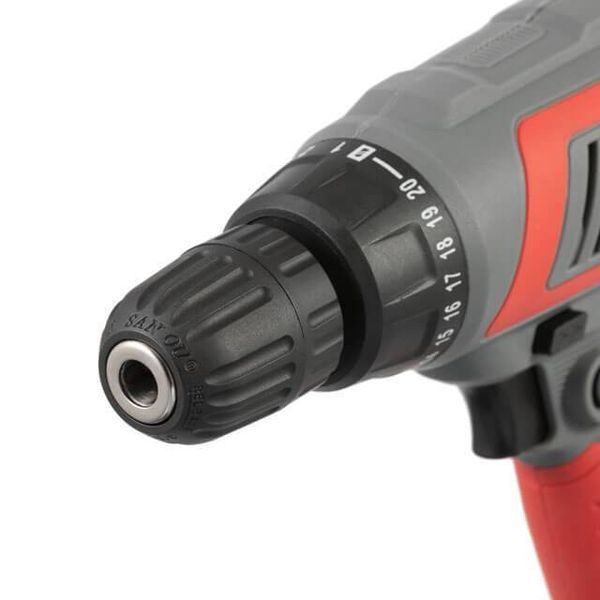 Дриль-шурупокрут електричний 320 Вт, 220 В, 0-750 об/хв, 0.8-10 мм, 10 Нм INTERTOOL DT-0103 DT-0103 фото