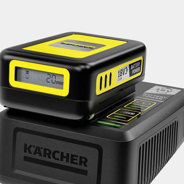 Швидкозарядний пристрій Karcher для аккумулятора 18 В 2.445-032.0 фото