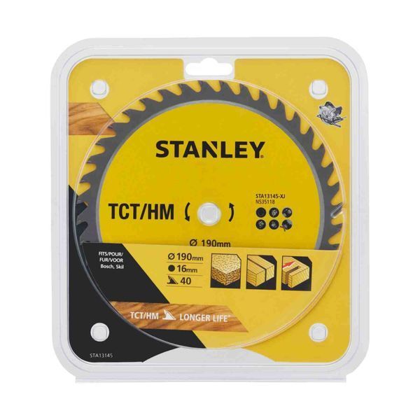 Диск пилковий TCT/HM STANLEY STA13145 STA13145 фото