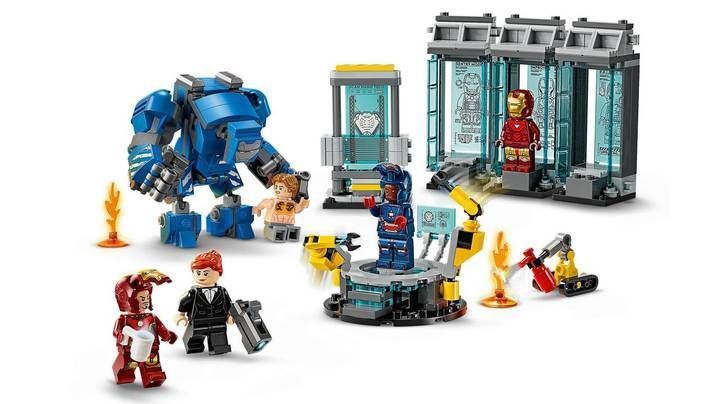 Конструктор LEGO Super Heroes Marvel Лаборатория Железного Человека: зал доспехов 384 детали (76315) 76315 фото