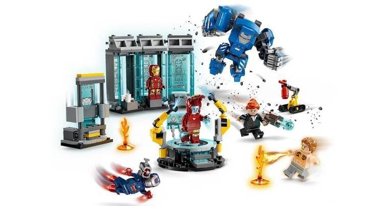 Конструктор LEGO Super Heroes Marvel Лаборатория Железного Человека: зал доспехов 384 детали (76315) 76315 фото