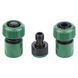 Набор коннекторов 1/2" + адаптер в/с 1/2"&times;3/4" для шланга 3/4" (ABS) GRAD (5016165) SG-5016165 фото 1