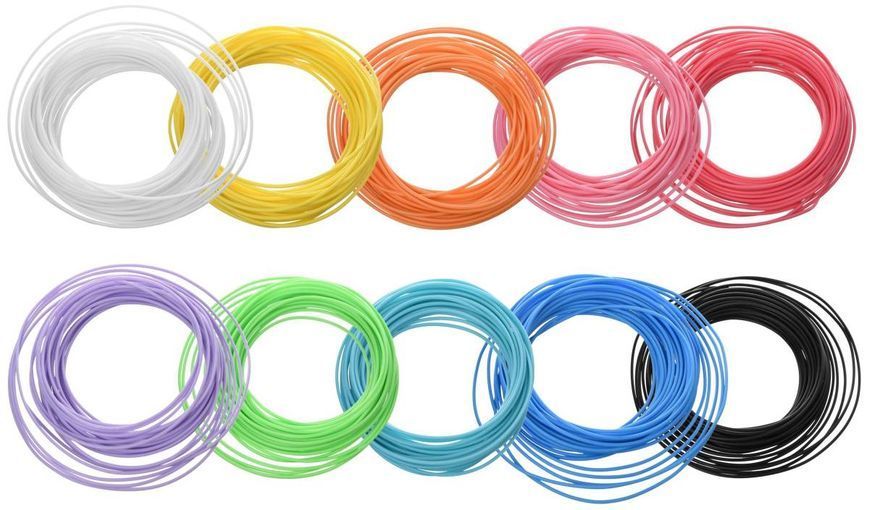 Набір ниток 2E для 3D ручки 1,75 мм PCL (10 кол.*10м) (2E-L-BH010) 2E-L-BH010 фото