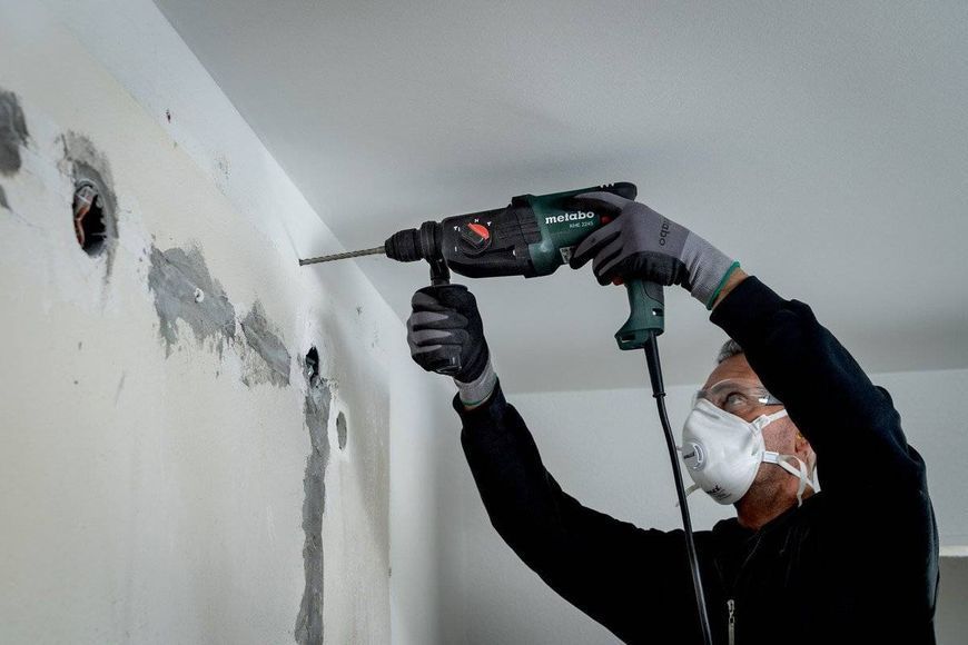Перфоратор Metabo KHE 2245, 750Вт, SDS-plus, 2.2Дж, 3 режими, 0-1500об/хв, 2.7кг 601708500 фото