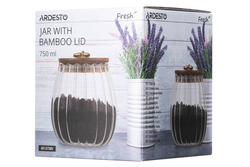 Банк для хранения Ardesto Fresh Vintage 750 мл (AR1375BV) AR1375BV фото