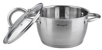 Кастрюля RINGEL Bonn Кастрюля 22 см (4.7л) с крышкой (RG-2003-22) RG-2003-22 фото