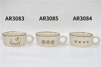 Бульйонниця Ardesto Happy, 550мл, кераміка AR3084 фото