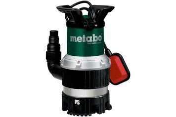 Насос занурювальний комбінований Metabo TPS 14000 S COMBI, 770Вт, 14куб/год, висота подачі 8.5м, занурення до 7м, внутрішня різьба 1"/1/2", 7.7кг 251400000 фото