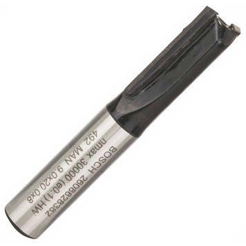 Фреза пазова Bosch Professional з двома лезами Std S8 D9 L20 2.608.628.382 фото
