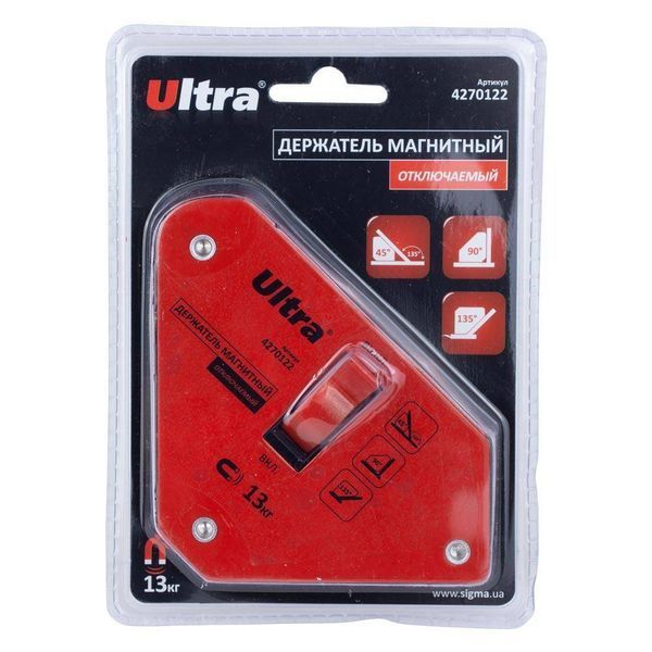 Держатель магнитный отключаемый 13кг 100&times;95&times;110мм (45,90.135&deg;) ULTRA (4270122) SG-4270122 фото