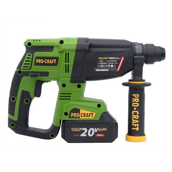Аккумуляторный перфоратор Procraft PHA40 Кейс PC-030043 PC-030043 фото