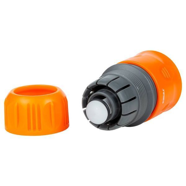 Коннектор 3/4" быстросъемный для шланга 1" аквастоп (ABS) FLORA (5015504) SG-5015504 фото