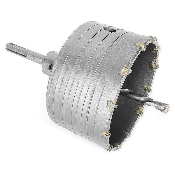 Комплект: Свердло корончастот для бетону 105 мм + Перехідник SDS Plus 100 мм INTERTOOL SD-7105 SD-7105 фото