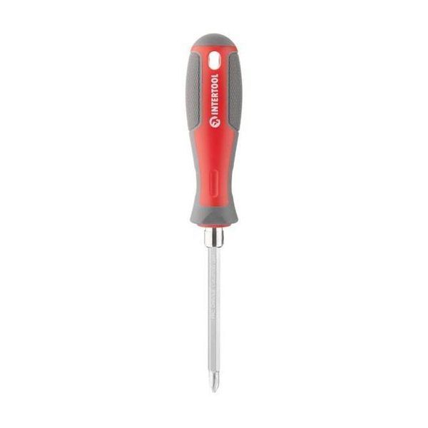 Отвертка двухсторонняя 100 мм PH2, SL6mm INTERTOOL VT-3344 VT-3344 фото