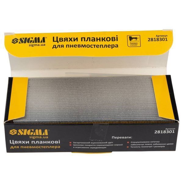 Гвозди планковые 30&times;1.25&times;1мм для пневмостеплера (5000шт) SIGMA (2818301) SG-2818301 фото