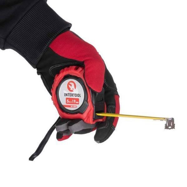 Рулетка с фиксатором 5 м*19 мм "Магнит" INTERTOOL MT-0505 MT-0505 фото