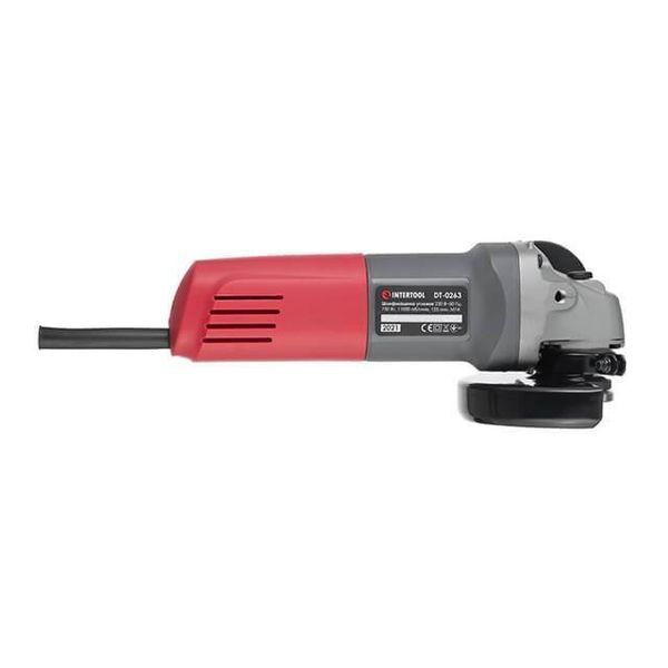 Шліфмашина кутова 750 Вт, 11000 об/хв, 125 мм INTERTOOL DT-0263 DT-0263 фото