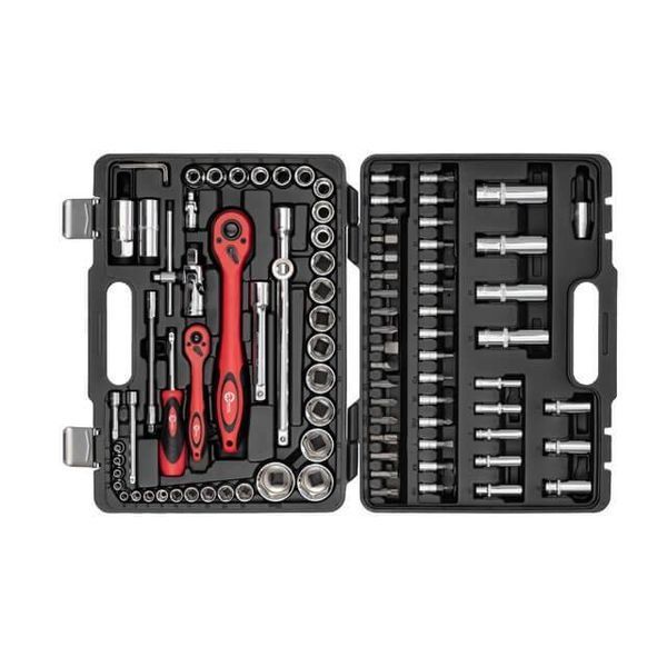 Набор инструментов профессиональный, 1/2" & 1/4", 94 ед. INTERTOOL ET-6094 ET-6094 фото