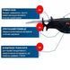 Пила сабельная аккумуляторная Bosch GSA 185-LI, 18 В, без АКБ и ЗУ (0.601.6C0.020) 0.601.6C0.020 фото 2