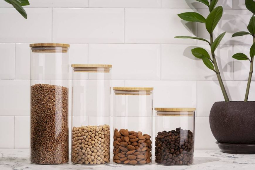 Банка для хранения Ardesto Fresh Круглая 760 мл (AR1376BLR) AR1376BLR фото