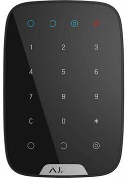 Беспроводная сенсорная клавиатура Ajax KeyPad Black (8722.12.BL1/38248.12.BL1) 8722.12.BL1 фото