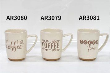 Чашка Ardesto Coffee, 340мл, керамика, белый AR3081 фото