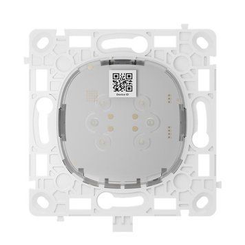 Реле двухклавишный выключатель проходного типа Ajax LightCore 2-gang 2-way for LightSwitch Jeweler, беспроводной 46124 фото