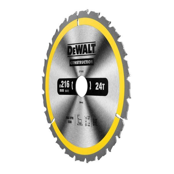 Диск пильний CONSTRUCTION DeWALT DT1952 DT1952 фото