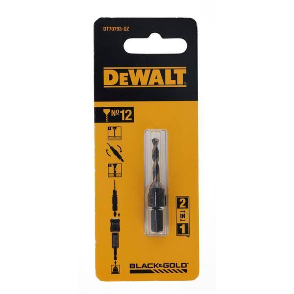 Свердло пілотне з зенкером FLIP&DRIVE №12 DeWALT DT70793 DT70793 фото