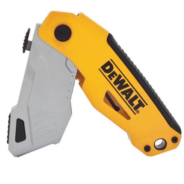 Нож складной с выдвижным трапециевидным лезвием DeWALT DWHT10261-0 DWHT10261-0 фото