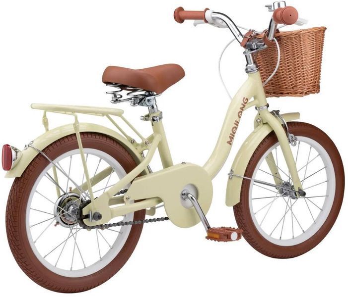 Детский велосипед Miqilong LS 16" бежевый RBB-LS16-BEIGE фото