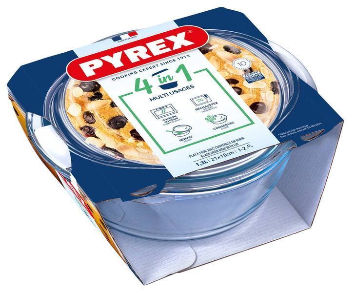 Кастрюля с крышкой Pyrex 1.3 л (207A000/8643) 207A000/8643 фото