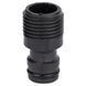 Адаптер для конектора 1/2" з зовнішньою різьбою 1/2" (ABS) GRAD (5016355) SG-5016355 фото 2