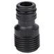 Адаптер для конектора 1/2" з зовнішньою різьбою 1/2" (ABS) GRAD (5016355) SG-5016355 фото 1