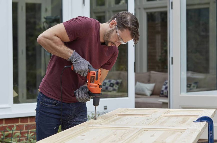 Дрель сетевая ударная BLACK+DECKER BEH200 BEH200 фото