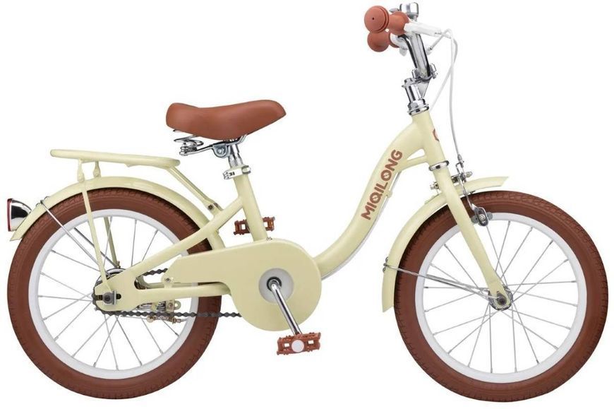 Детский велосипед Miqilong LS 16" бежевый RBB-LS16-BEIGE фото