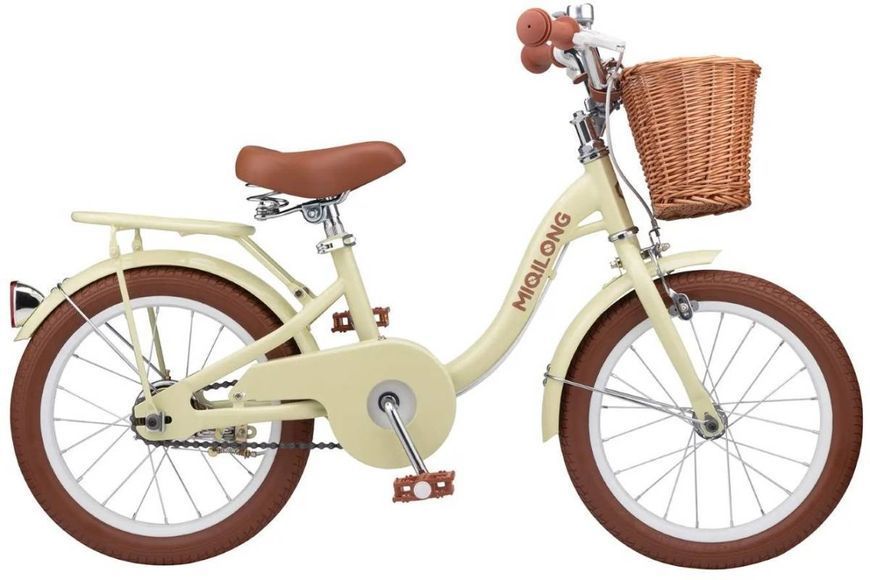 Детский велосипед Miqilong LS 16" бежевый RBB-LS16-BEIGE фото