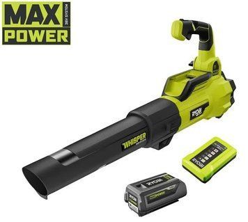 Повітродув садовий акумуляторний Ryobi Max Power RY36BLXA-140P 36В акб 1х4А&middot;год ЗП 176км/год 3.5кг 5133005418 фото