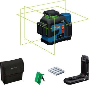 Нівелір лазерний Bosch GLL 12V-100-33 CG, до 30м, &plusmn;0.3мм/м, 4AAx1.5В, чохол, 1.76кг 0.601.065.400 фото