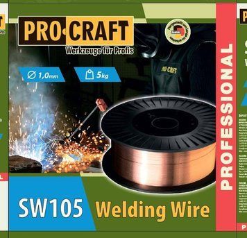 Зварювальний дріт Procraft SW105 1 мм 5 кг PC-900105 фото