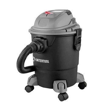 Пилосос будівельний 1200 Вт, бак 20 л, пластик, 17 кПа INTERTOOL DT-1020 DT-1020 фото